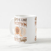 Mug La poterie est comme la méditation Vous créez mêm (Devant gauche)