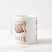 Mug La poterie est comme la méditation Vous créez mêm (Devant gauche)