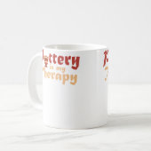 Mug La poterie est ma thérapie Artiste céramiste Pot (Devant gauche)