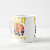 Mug La poterie est ma thérapie Pots Boue Argile Poteri (Devant gauche)