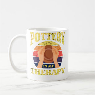 Mug La poterie est ma thérapie Pots Boue Argile Poteri