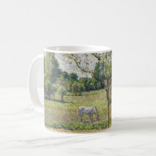 Mug La Prairie au cheval gris, Eragny, Peinture à l'hu