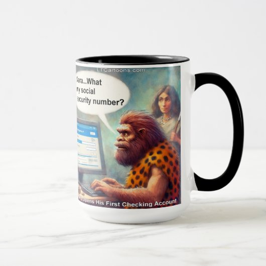 Mug La première connexion de Yarg : faire ses comptes (Droite)