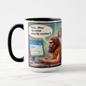 Mug La première connexion de Yarg : faire ses comptes (Gauche)