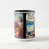 Mug La première connexion de Yarg : faire ses comptes (Centre)