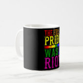 Mug LA PREMIÈRE FIERTÉ ÉTAIT UN MOIS RIOT LGBT Pride L (Devant gauche)