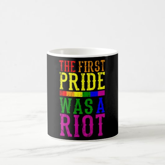 Mug LA PREMIÈRE FIERTÉ ÉTAIT UN MOIS RIOT LGBT Pride L (Centre)