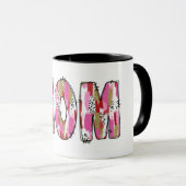 Mug la première journée des mères heureuse "maman" (Devant droit)