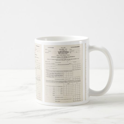 Mug La première salope de verre d'impôt sur le revenu (Droite)