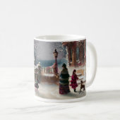 Mug La première scène de Noël de neige (Devant droit)