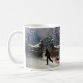 Mug La première scène de Noël de neige (Gauche)