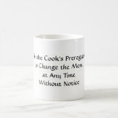 MUG LA PRÉROGATIVE DU CUISINIER (Centre)