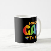Mug La Pride LGBT Sonne Gay Im En Arc-En-Ciel (Devant droit)