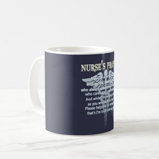 MUG LA PRIÈRE DE L'INFIRMIÈRE (Devant gauche)