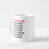 Mug La prière de sénilité (Devant gauche)