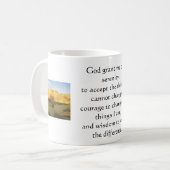 Mug La prière de sérénité (Devant gauche)