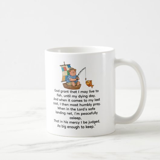 Mug La prière du pêcheur (Droite)