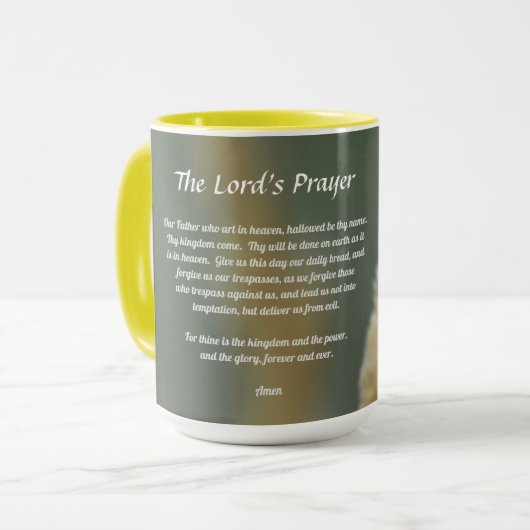 Mug La prière du Seigneur (Devant gauche)