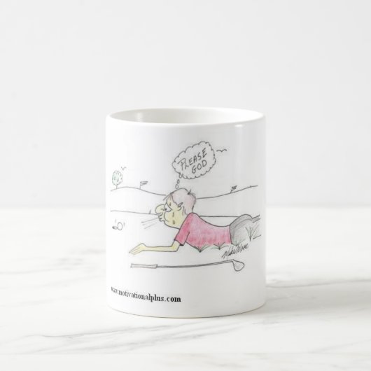 Mug La prière d'un golfeur (Centre)