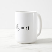 Mug La prière peut changer mon humeur - foi chrétienne (Devant droit)