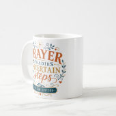 Mug La prière stabilise les pas incertains Citation ch (Devant gauche)