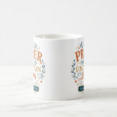 Mug La prière stabilise les pas incertains Citation ch (Centre)