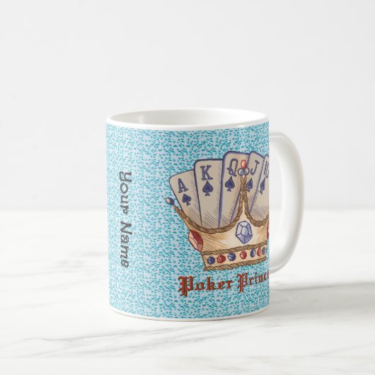 Mug La princesse de Poker (Devant droit)