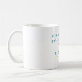 Mug La programmation est de la réflexion, pas de la sa (Gauche)