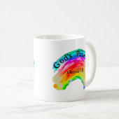 Mug La promesse arc-en-ciel de Dieu (Devant droit)