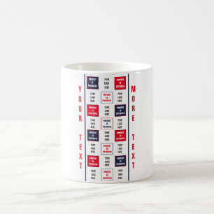 Mug La protestation est le Modèle du logo patriotique