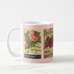 MUG LA PUBLICITÉ ROSE DE JARDINAGE DE ~ DE CULTURE DE