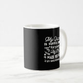 Mug La puissance est rendue parfaite dans la faiblesse (Devant droit)