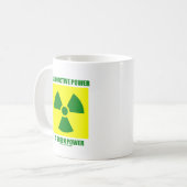 Mug La puissance radioactive est énergie verte (le (Devant gauche)