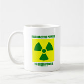 Mug La puissance radioactive est énergie verte (le (Gauche)