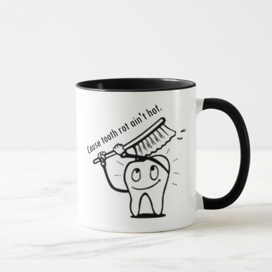 Mug La putréfaction de dent n'est pas chaude (Droite)