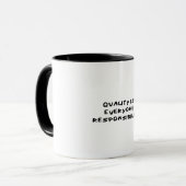 Mug La qualité est la responsabilité de tous (Devant gauche)