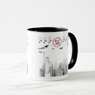 Mug La quatrième étincelle noir et blanc