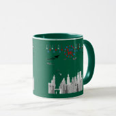 Mug La quatrième forêt scintillante verte (Devant droit)