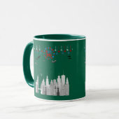 Mug La quatrième forêt scintillante verte (Devant gauche)