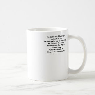 Mug La quête du commencement de la philosophie est vai