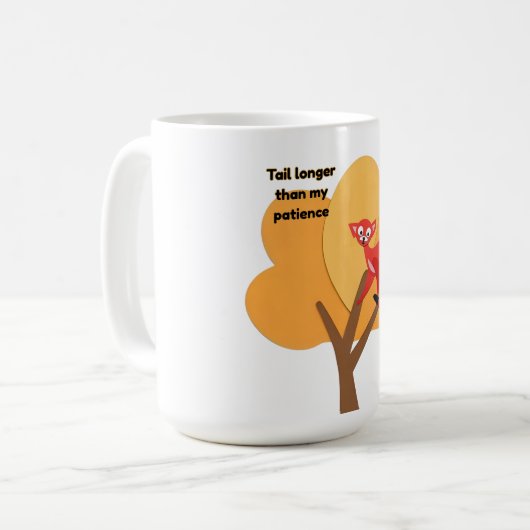 Mug La queue est plus longue que ma patience (Devant gauche)