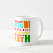 Mug La raison de l'autisme (Devant droit)