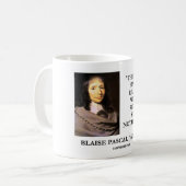 Mug La raison de raisons de coeur de Blaise Pascal ne (Devant gauche)