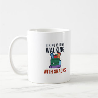 Mug La randonnée, c'est juste marcher avec des collati