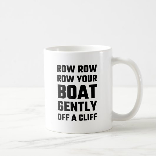 Mug La rangée, rangée, rament votre bateau doucement (Droite)
