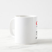 Mug La réalité d'être un officier militaire avec la (Devant gauche)