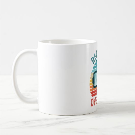 Mug La réalité est surévaluée Virtual VR Gift Funny (Gauche)