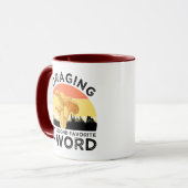 Mug La recherche de nourriture est ma deuxième Chanter (Devant gauche)