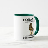 Mug La recherche de nourriture n'est pas un chasseur d (Devant droit)