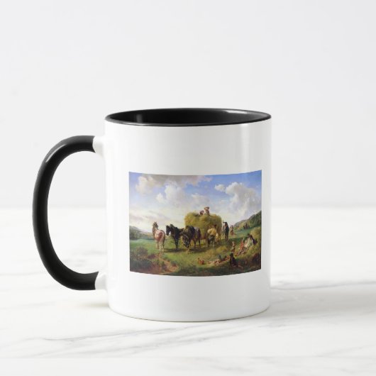 Mug La récolte de foin, 1869 (Gauche)